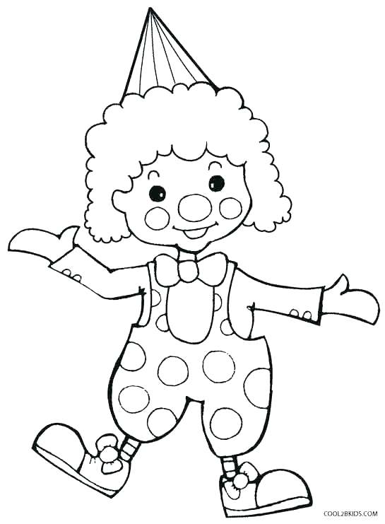 Clown Face Coloring Page at GetColorings.com | Free printable colorings ...