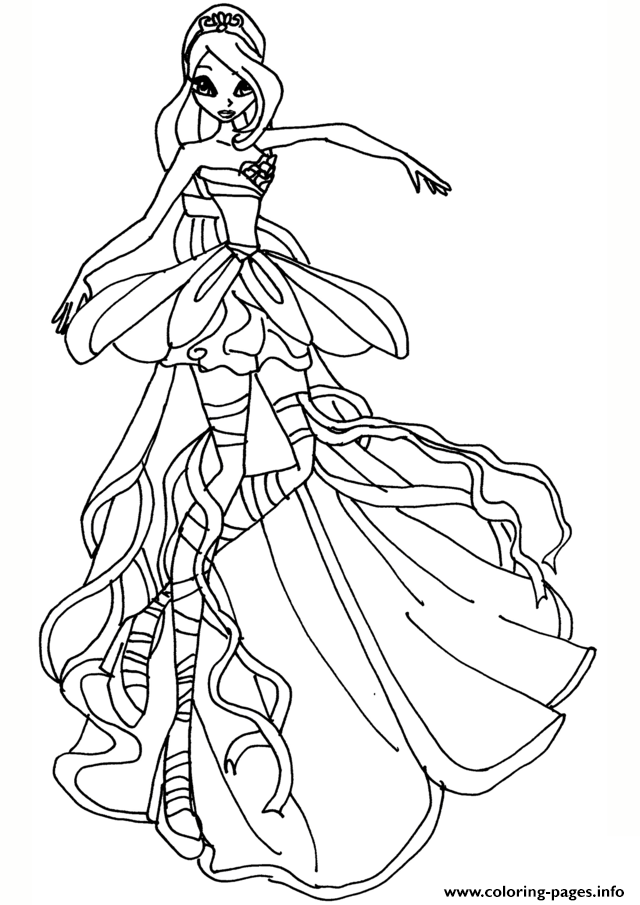 640x905 Print Bloom Harmonix Winx Club Coloring Pages Annija