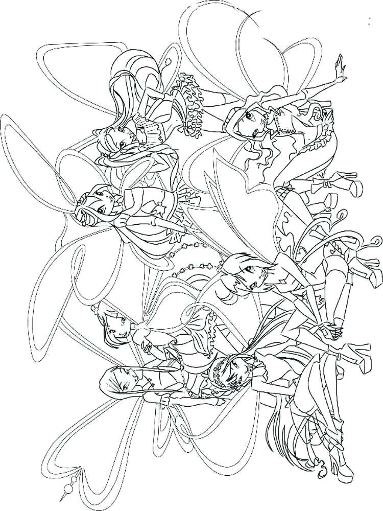 750x1000 Winx Club Coloring Pages Club Coloring Pages Winx Club Bloom