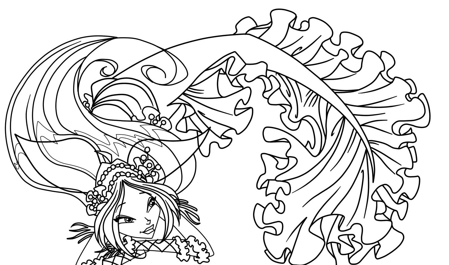 1455x859 Winx Club Coloring Pages Winx Club Coloring Pages Mermaid