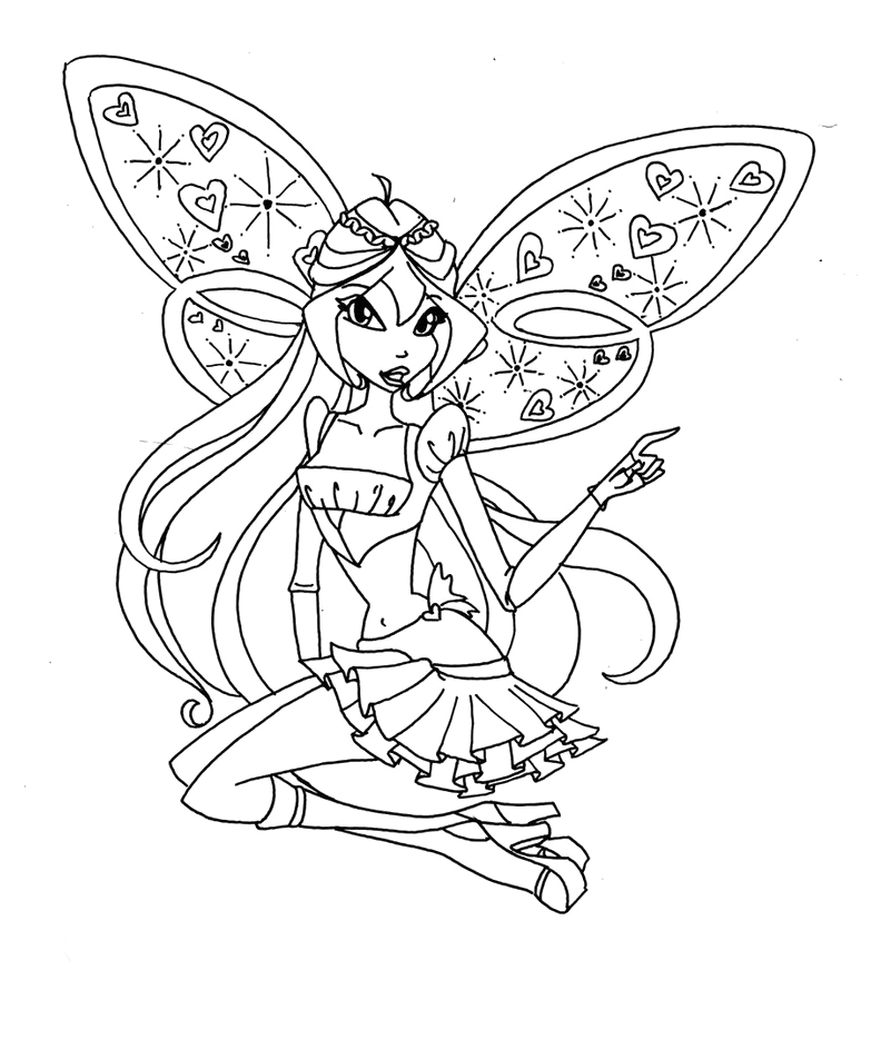 783x952 Believix Winx Club Coloring Pages