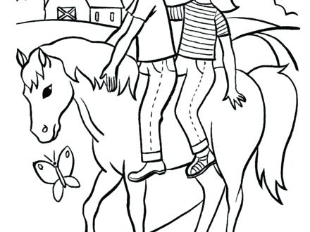 Printable Coloring Pages Of Realistic Horses Kids Coloring 440x330 Printable Coloring Pages Of Realistic Horses Kids Coloring