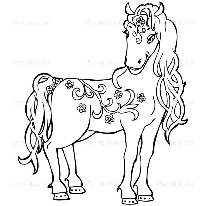 700x700 Horses Coloring Pages Printable Mesmerizing Free Printable Horse