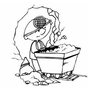 Coal Miner Coloring Pages 300x300 Coal Miner Coloring Pages