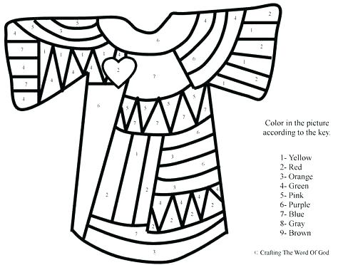Joseph Coat Of Many Colors Coloring Page Colorful Coat Coloring 474x372 Joseph Coat Of Many Colors Coloring Page Colorful Coat Coloring