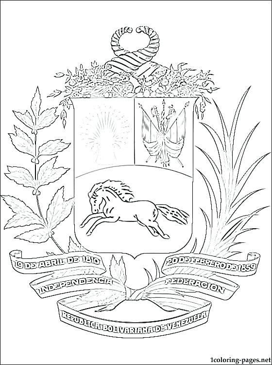 Venezuela Flag Coloring Page Flag Coloring Page Coat Of Arms 560x750 Venezuela Flag Coloring Page Flag Coloring Page Coat Of Arms