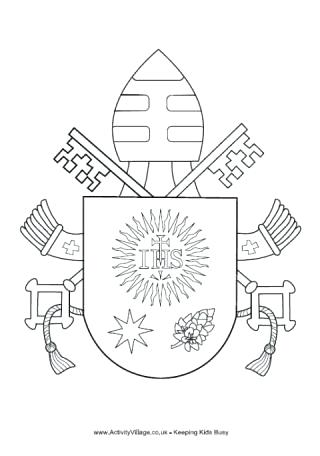 Coat Of Arms Coloring Page Coat Of Arms Pope Catholic Coloring 320x456 Coat Of Arms Coloring Page Coat Of Arms Pope Catholic Coloring
