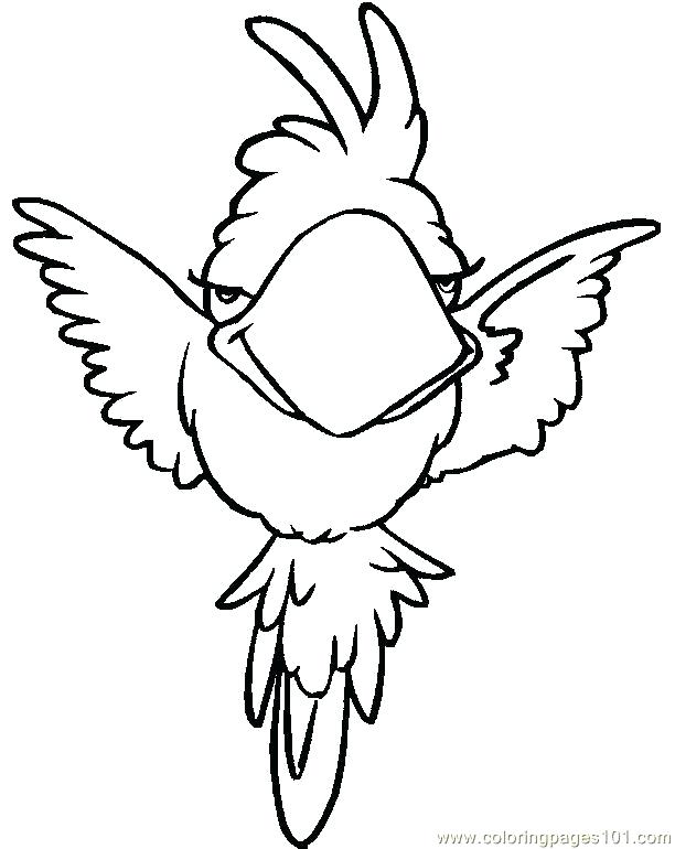 612x770 Coloring Pages Parrot Parrot Coloring Pages Parrot Coloring Pages