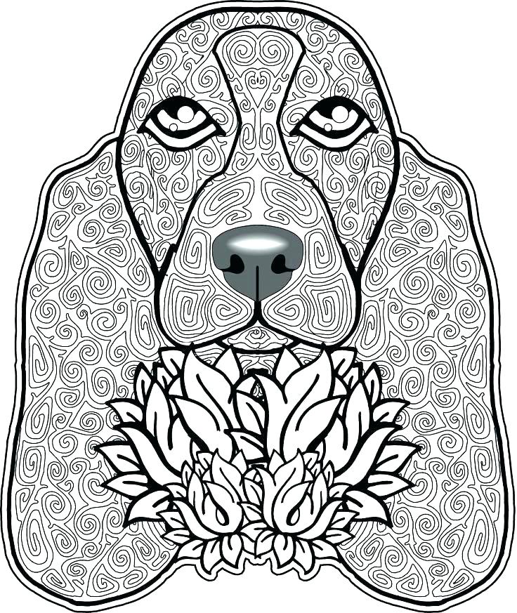 Free Coloring Pages Of Dogs Free Coloring Pages Of Dogs Spaniel 736x873 Free Coloring Pages Of Dogs Free Coloring Pages Of Dogs Spaniel