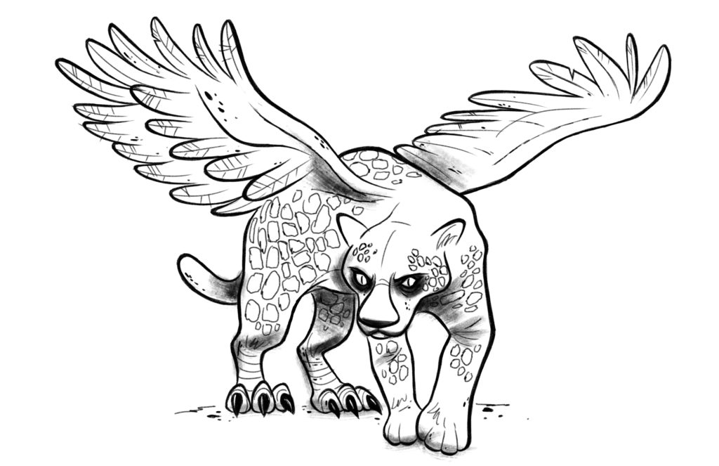 1024x663 Alebrijes Coloring Sheet