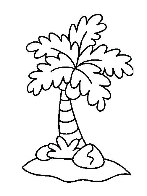 Coconut Tree Coloring Page Coloring Page Coconut Tree Nature 6 497x663 Coconut Tree Coloring Page Coloring Page Coconut Tree Nature 6