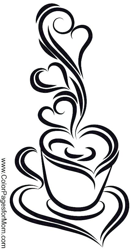 428x820 Coffee Coloring Page Cup Of Coffee Coloring Page Coffee Coloring