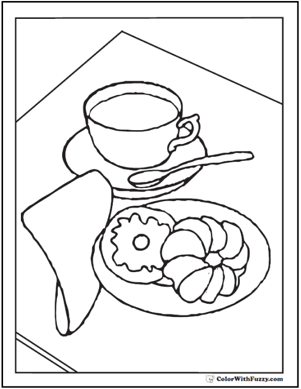 590x762 Cake Coloring Pages Customize Pdf Printables