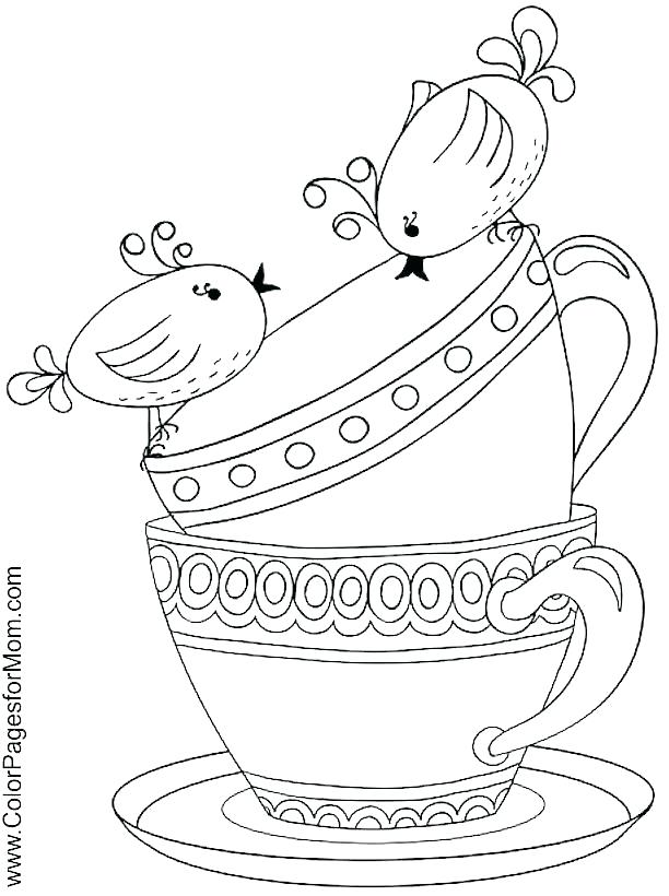 Tea Party Coloring Book As Well As Tea Party Coloring Pages Mad 612x820 Tea Party Coloring Book As Well As Tea Party Coloring Pages Mad