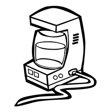 Coffee Mug Coloring Page