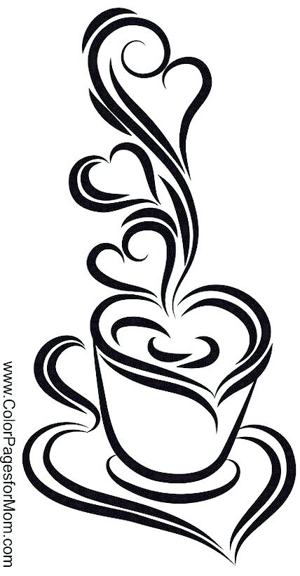 Coffee Mugs Adult Coloring Pages Coloring Pages