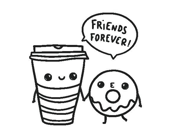 600x470 Doughnut Coloring Page Coffee And Coloring Page Dlish Donut