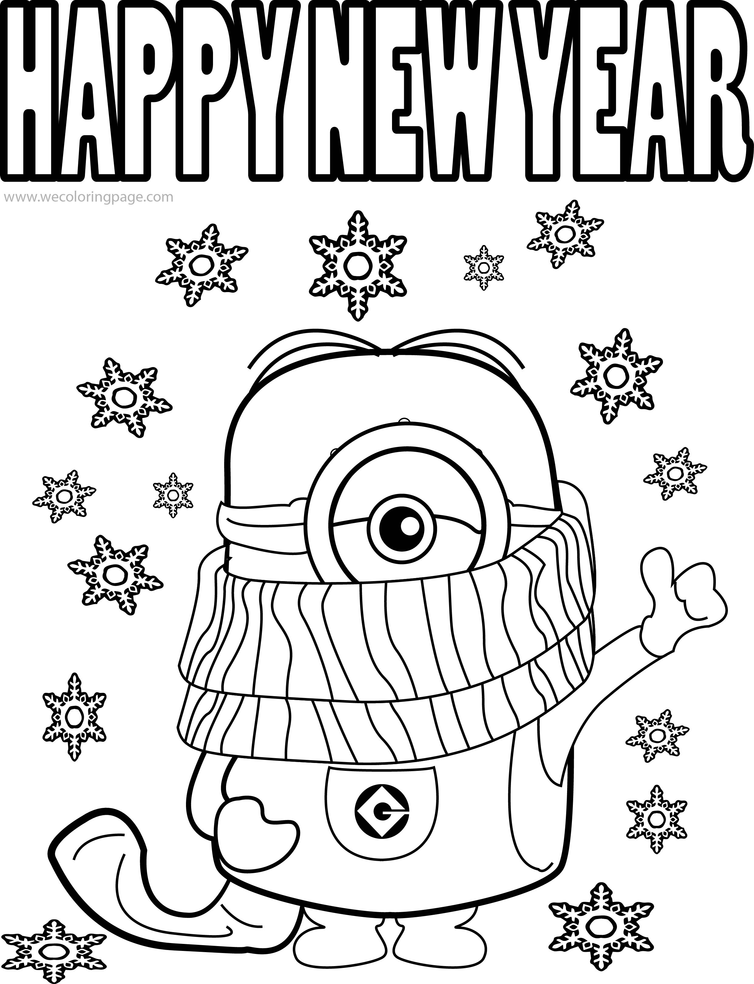 2485x3241 New Years Coloring Pages Awesome Best Funny Minions Quotes