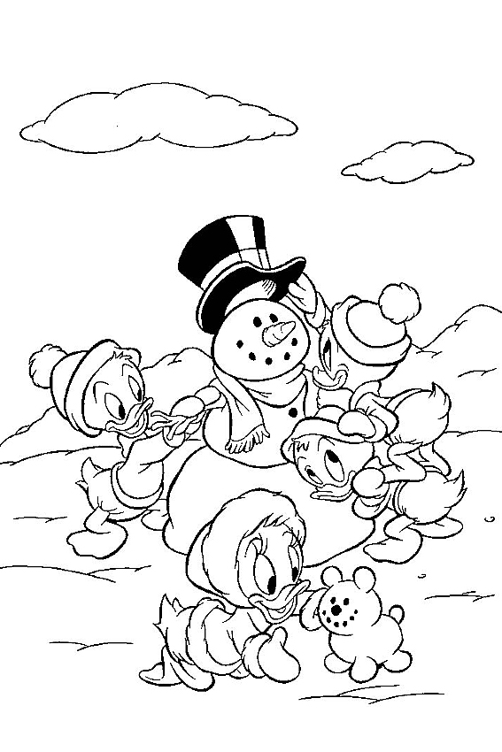 567x850 Winter Coloring Pages To Color In When It's Very Cold Outside
