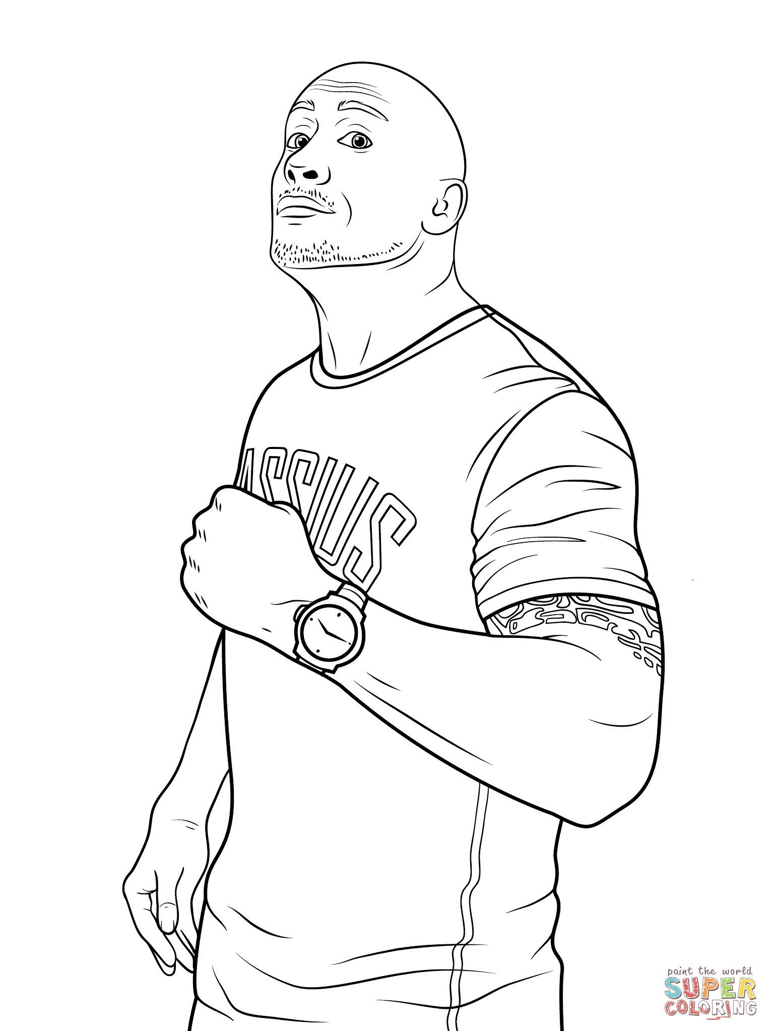 1526x2046 Wwe Coloring Pages Ryback Of Stone Cold Steve Austin New