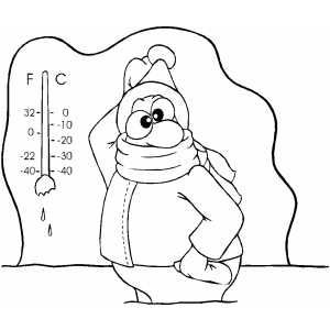 300x300 Cold Weather Coloring Page