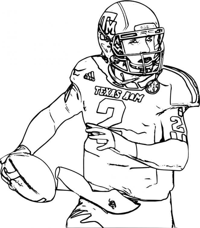 Coloring Pages Of College Football Teams 663x755 Coloring Pages Of College Football Teams