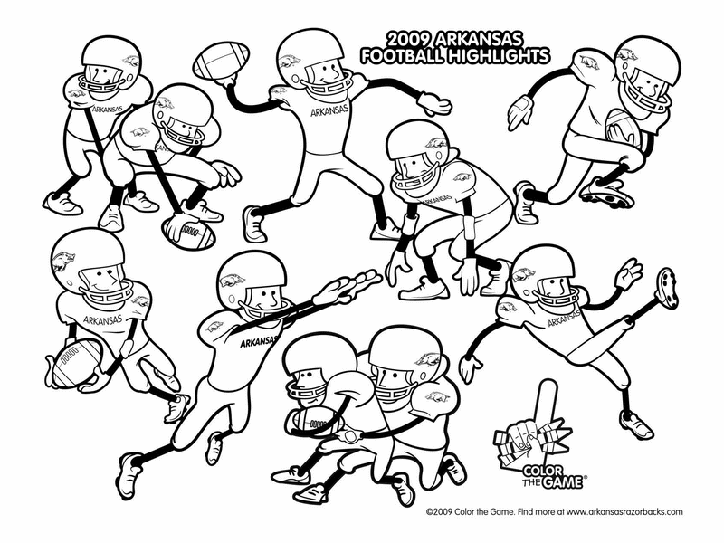 College Football Coloring Pages 5 800x600 College Football Coloring Pages 5