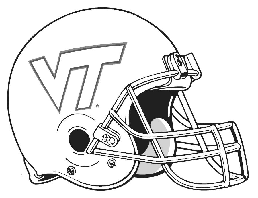 College Football Coloring Pages Logos Football Helmet Coloring 900x690 College Football Coloring Pages Logos Football Helmet Coloring