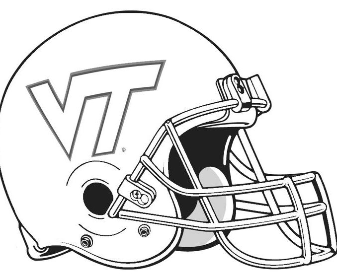 College Football Logo Coloring Pages Coloring Page 678x564 College Football Logo Coloring Pages Coloring Page
