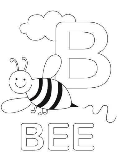 Top 10 Free Printable Letter B Coloring Pages Online Learning 380x518 Top 10 Free Printable Letter B Coloring Pages Online Learning