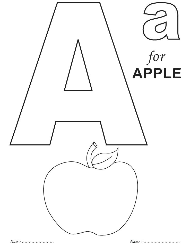 Alphabet Coloring Book Printable 738x954 Alphabet Coloring Book Printable