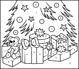 Christmas Coloring Pages 256x226 Christmas Coloring Pages