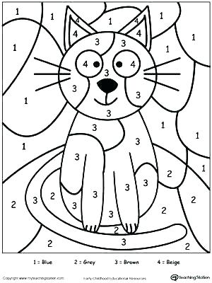 300x400 Enchanting Number 1 Coloring Pages Coloring Page Numbers Color By