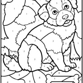268x268 Free Printable Color By Number Coloring Pages Best Coloring