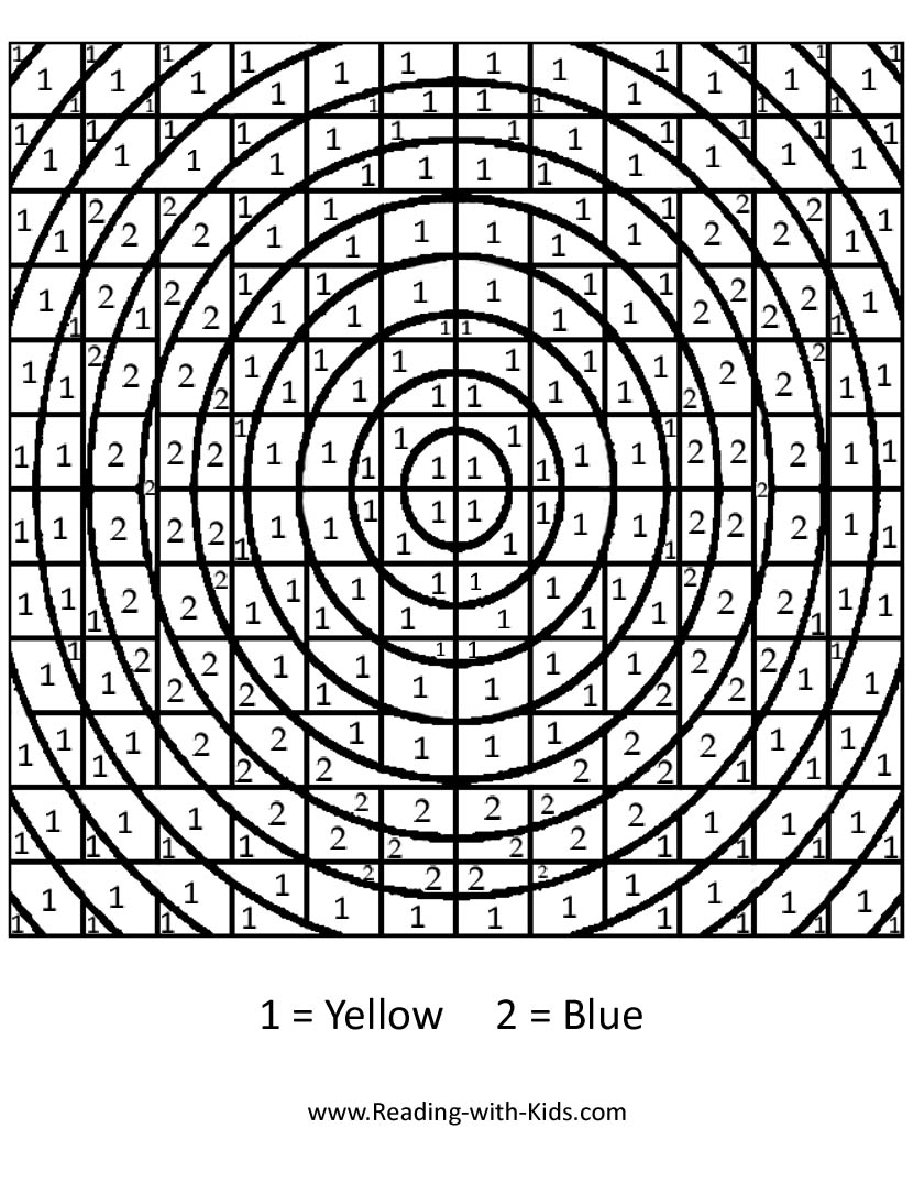 830x1075 Color By Number Coloring Pages