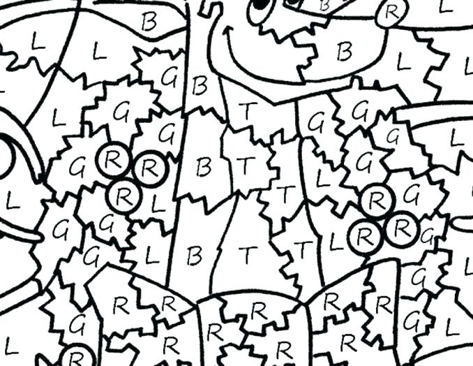 678x524 Color By Numbers Christmas Coloring Pages Coloring Pages By Number