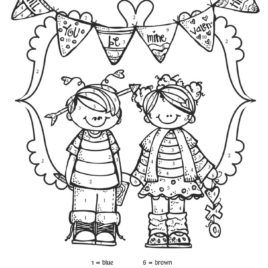 Valentine Color By Number Printables Best Coloring Pages 268x268 Valentine Color By Number Printables Best Coloring Pages