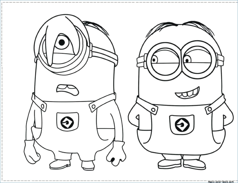 Minion Girl Despicable Me Coloring Pages 998x768 Minion Girl Despicable Me Coloring Pages