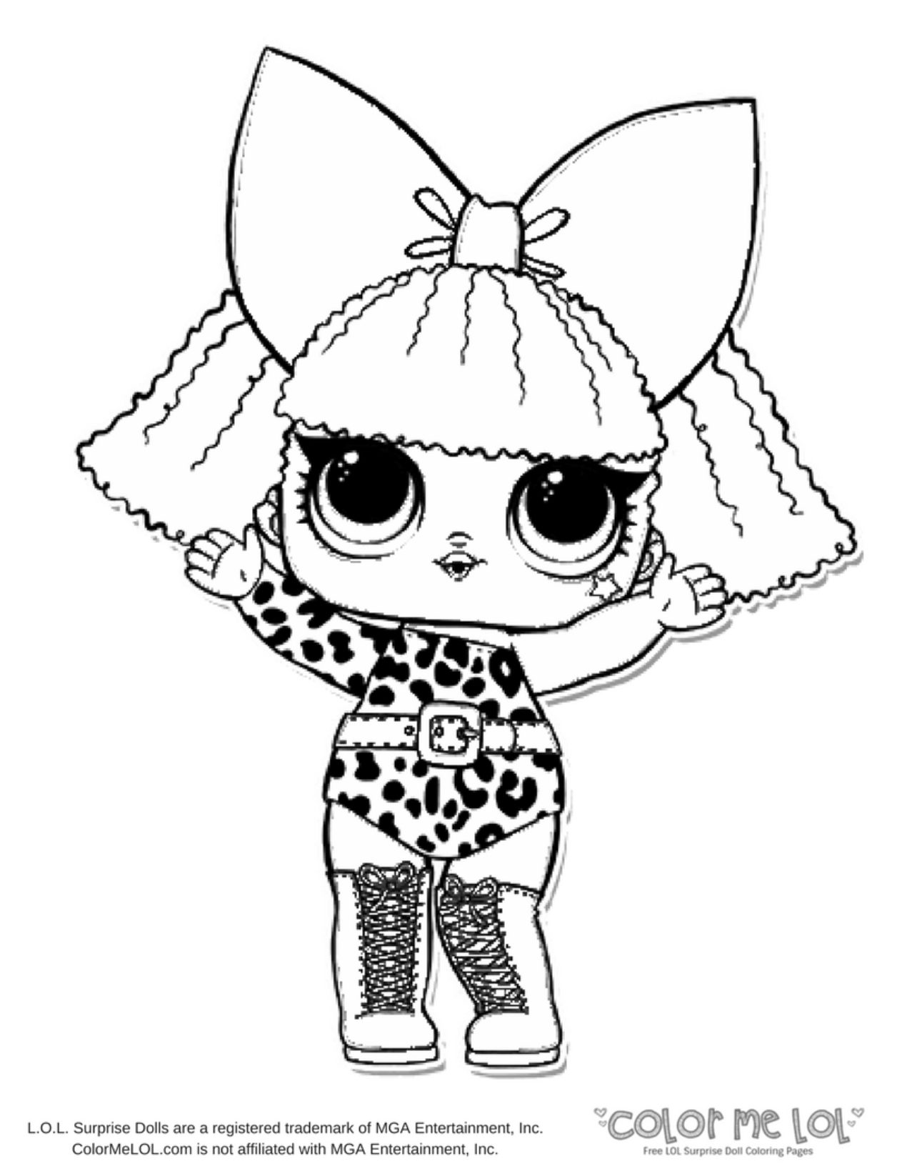 1270x1643 Color Me Lol Diva Coloring Page