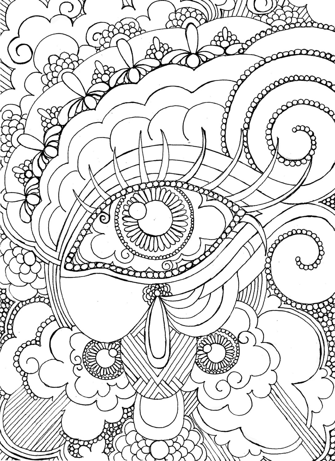1088x1500 Printable Adult Coloring Pages