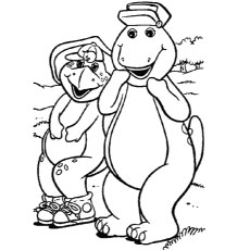 230x230 Top 10 Free Printable Barney Coloring Pages Online