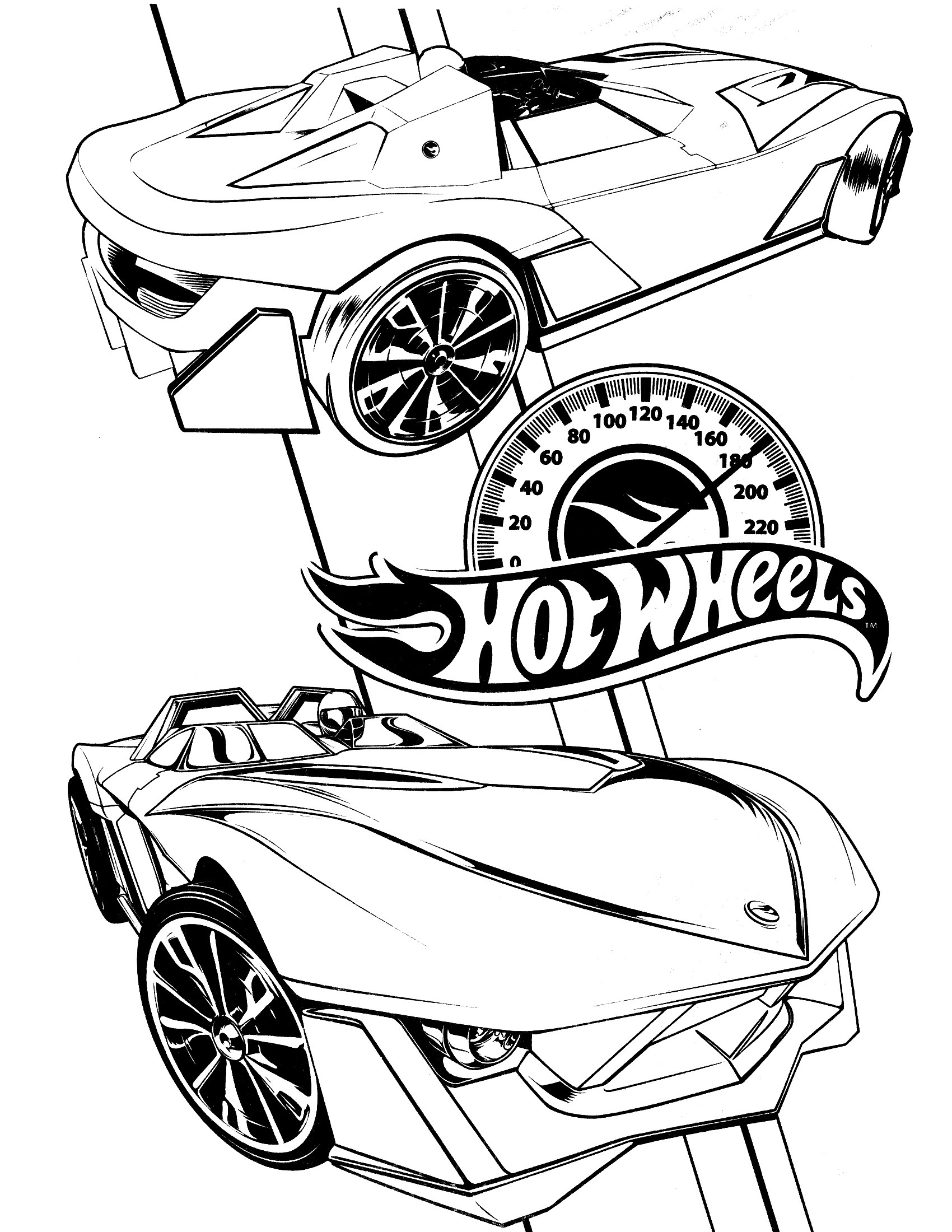 Hot Wheels Coloring Pages 1700x2200 Hot Wheels Coloring Pages