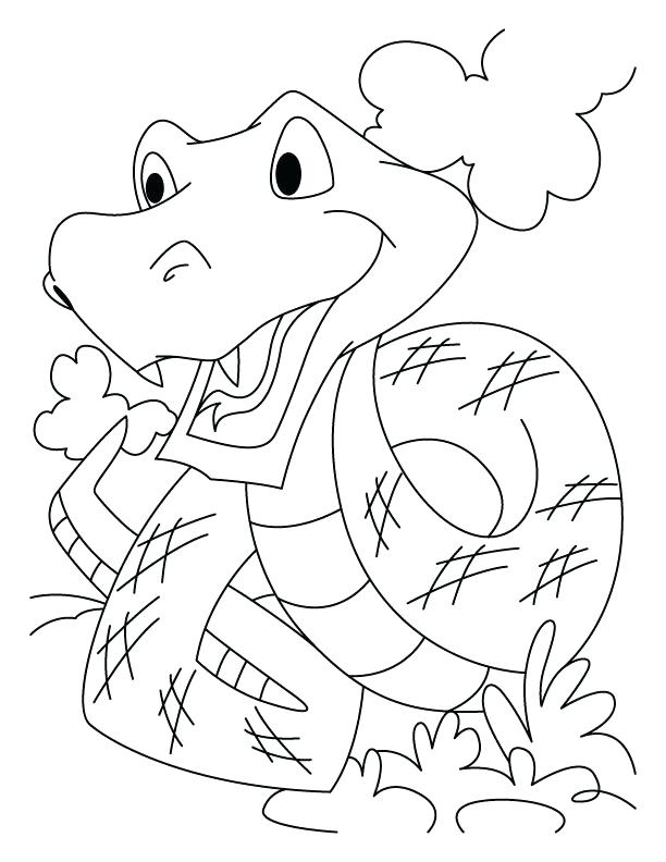 Snakes To Color 612x792 Snakes To Color