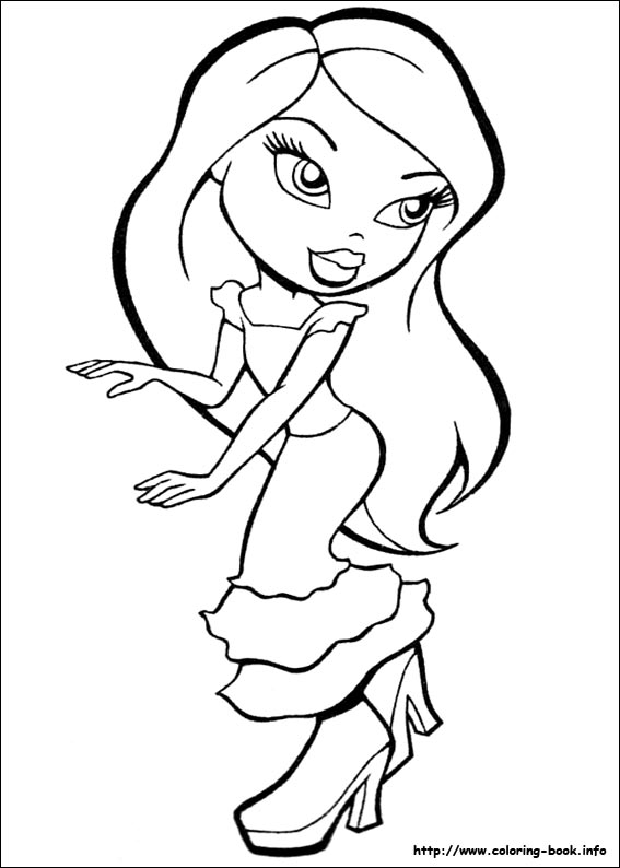 567x794 Bratz Coloring Pages On Coloring