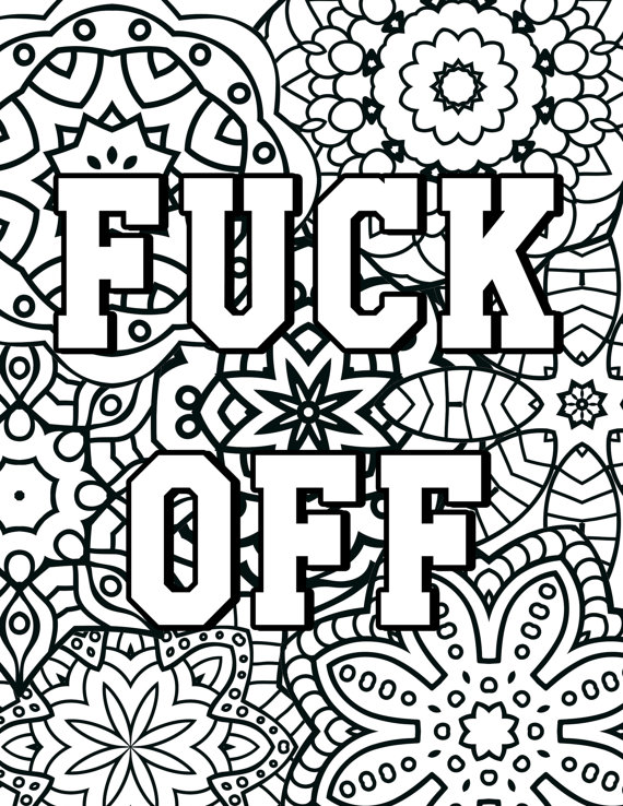 Coloring Pages With Words Swear Word Coloring Book 20 Swear Word 570x738 Coloring Pages With Words Swear Word Coloring Book 20 Swear Word