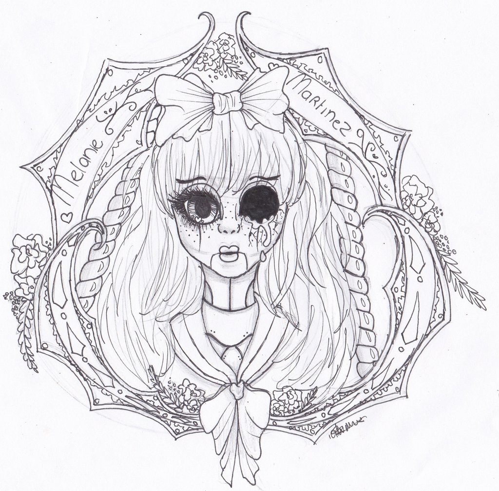 Huge Gift Melanie Martinez Coloring Book Pages Sketch By 1024x1008 Huge Gift Melanie Martinez Coloring Book Pages Sketch By