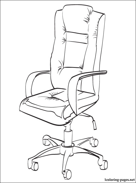 560x750 Office Chair Coloring Page Coloring Pages