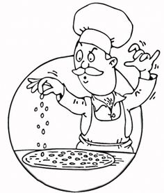 236x277 Top 79 Chef Coloring Pages