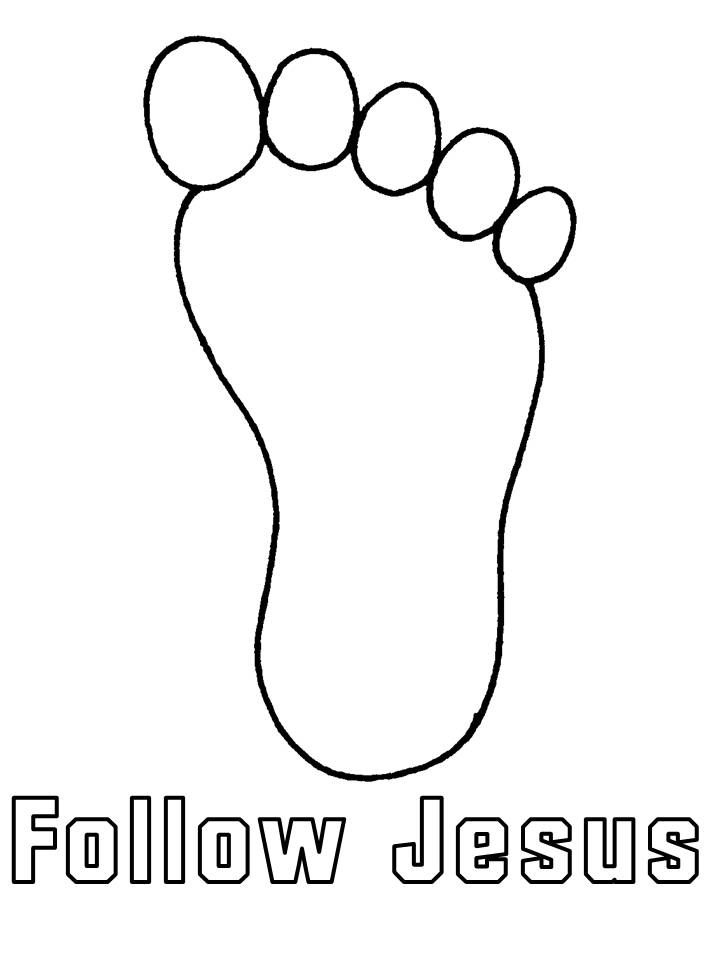 720x960 Foot Coloring Page Luxury Footprints Coloring Pages Coloring Home