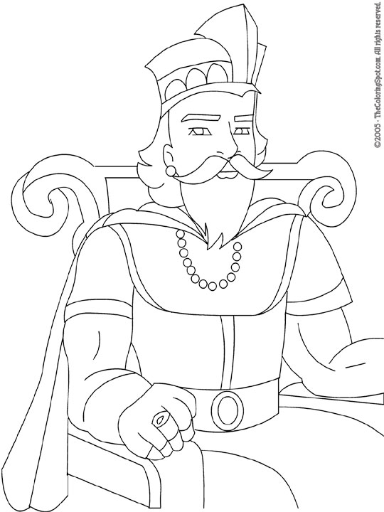 540x720 King Coloring Pages Printable